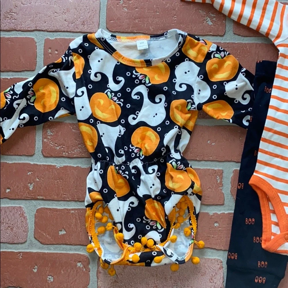 Baby Halloween 6m outfit bundle!